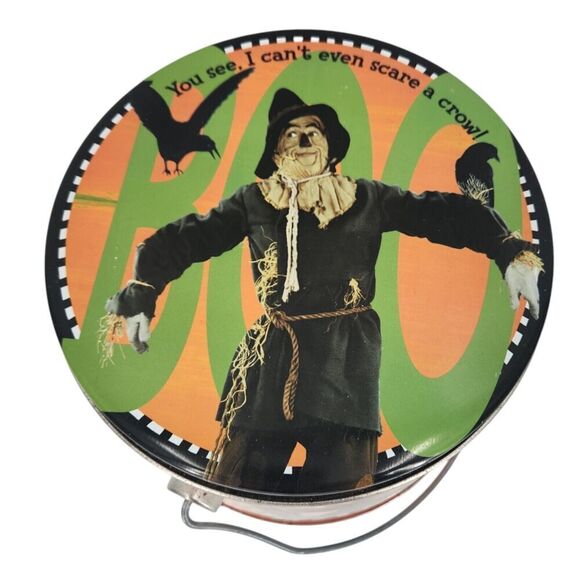 Wizard of Oz Tin Collectible Metal Container w/ Handle Turner Entertainment Co. - Picture 1 of 7